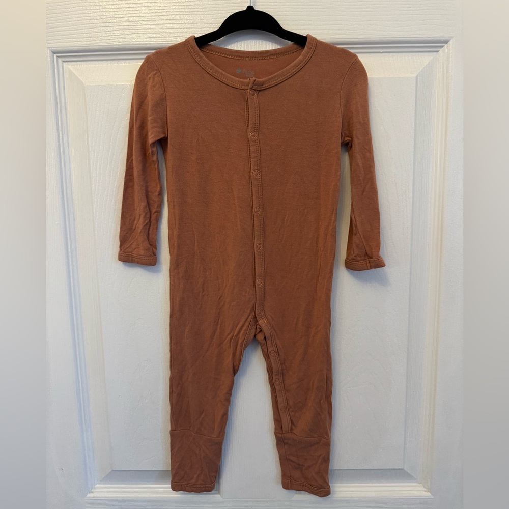 KYTE BABY 🪁 orange snap romper